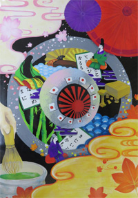平成28年度県民総合文化祭総合プログラム表紙原画デザイン表彰式・展示会