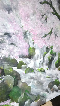 「癒しの風を感じて」 深山なお展